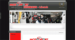 Desktop Screenshot of motosport-hohmann.de