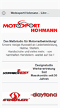 Mobile Screenshot of motosport-hohmann.de